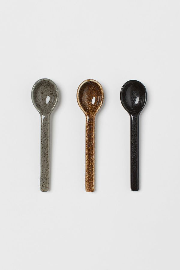 Pack de 3 cucharitas de porcelana