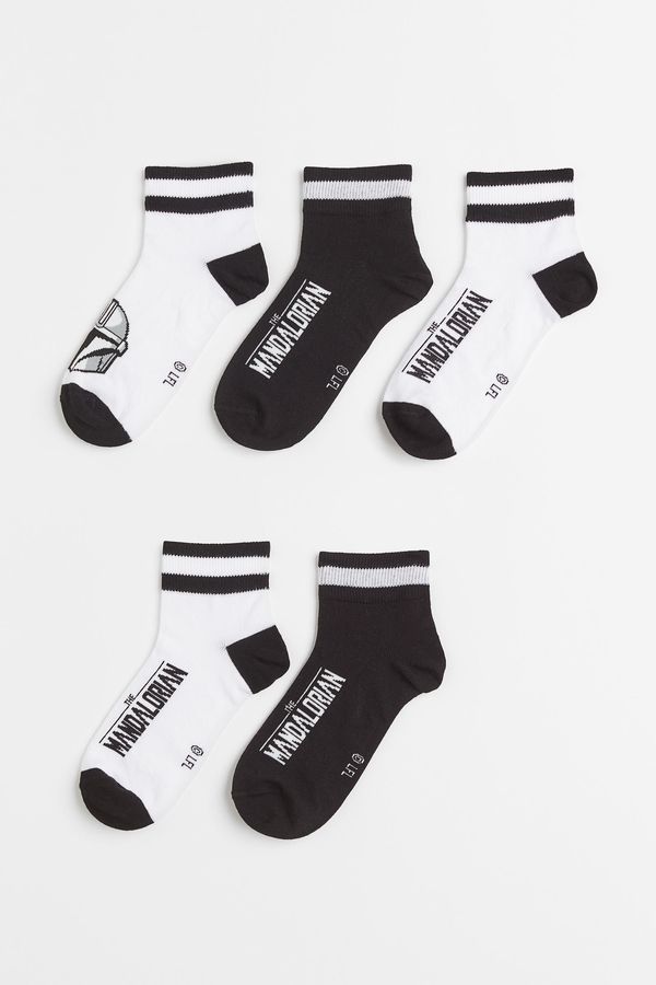 Pack de 5 calcetines en punto jacquard