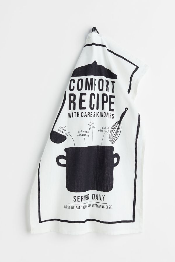 Paño de cocina con estampado