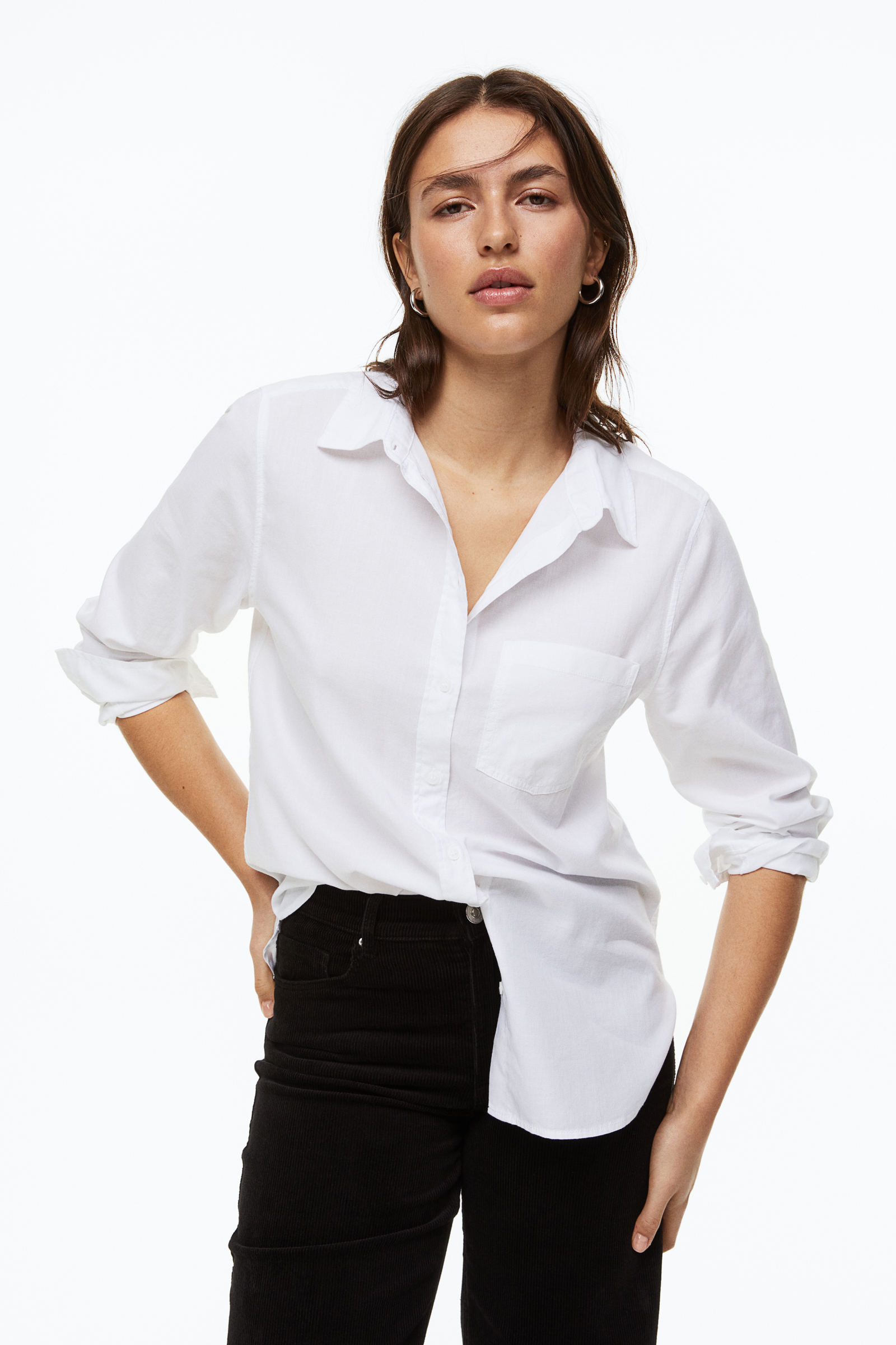 Autenticación sitio Escultor Camisa de algodón - H&M CL