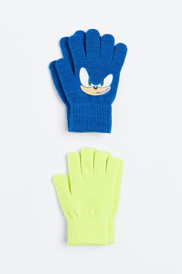 Pack de 2 guantes con motivo