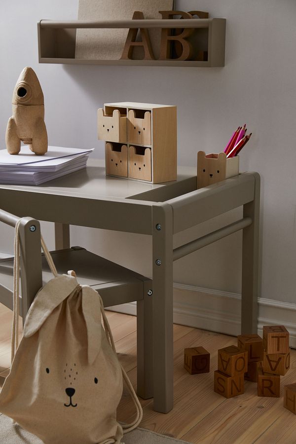Cajonera mini de contrachapado