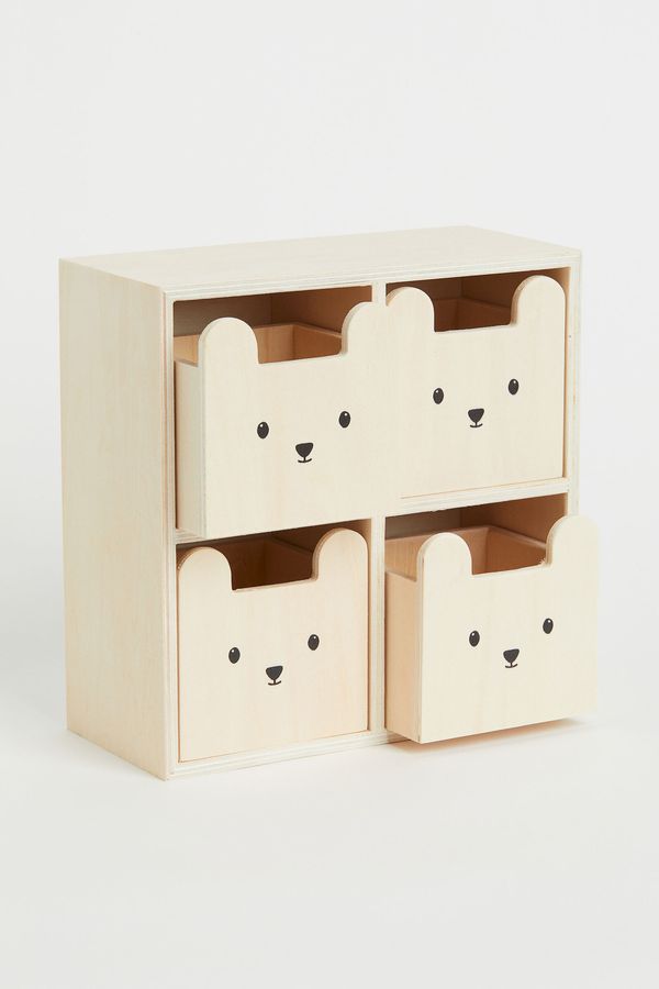 Cajonera mini de contrachapado