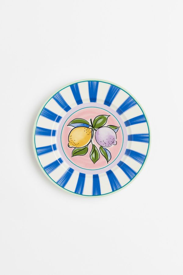 Plato mediano de porcelana