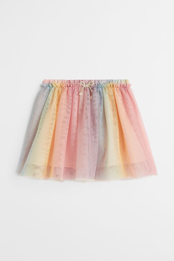 Falda de tul con glitter