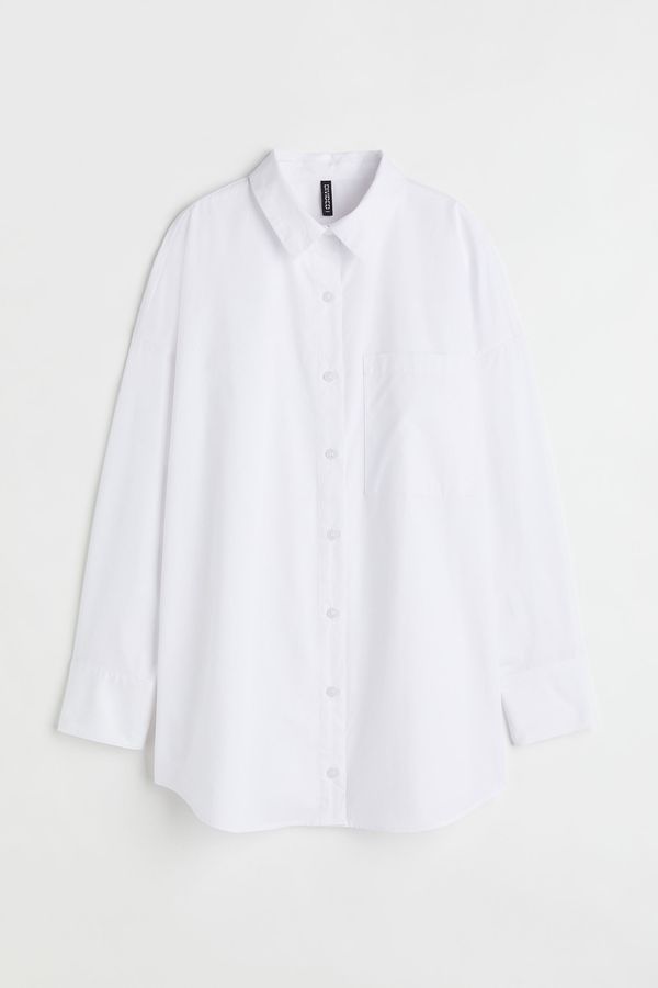 Camisa de popelina oversize