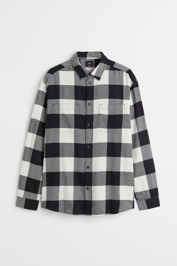Camisa de sarga Relaxed Fit