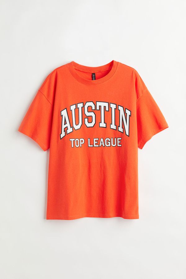 Polera con motivo estampado