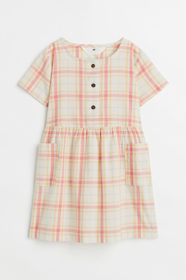Vestido estampado de algodón