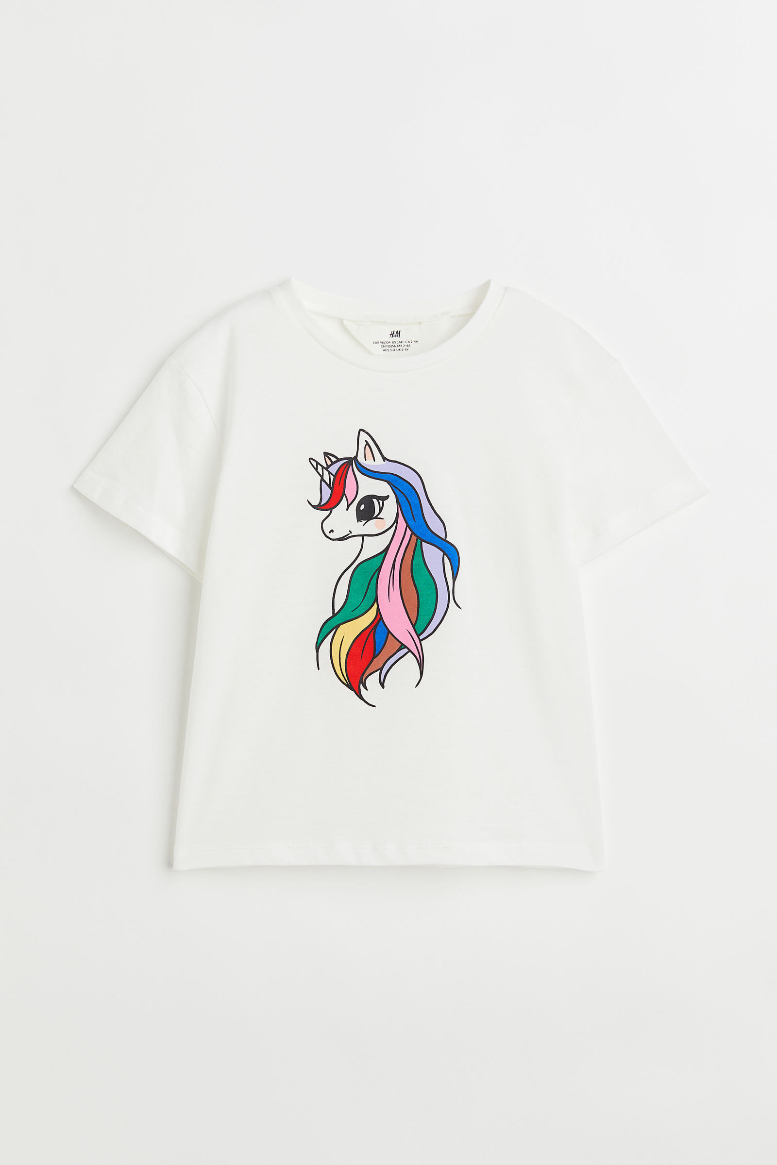 Polera blanca online h&m