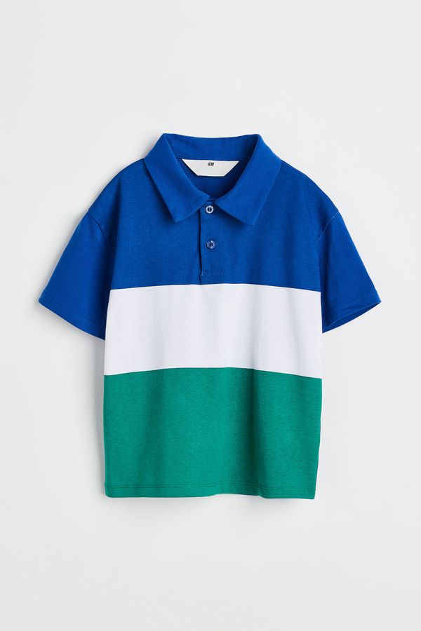 Polera polo de algodón