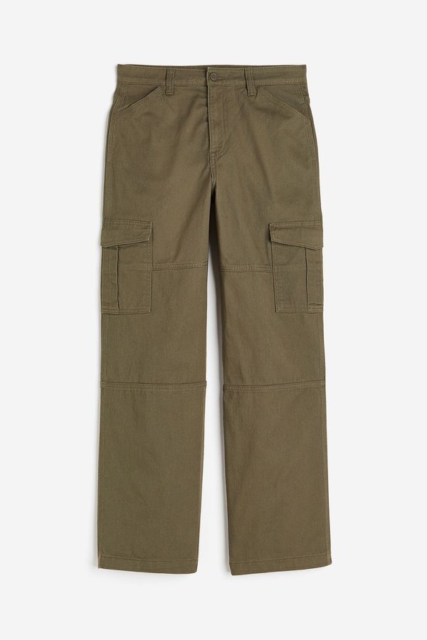 Pantalón cargo de sarga