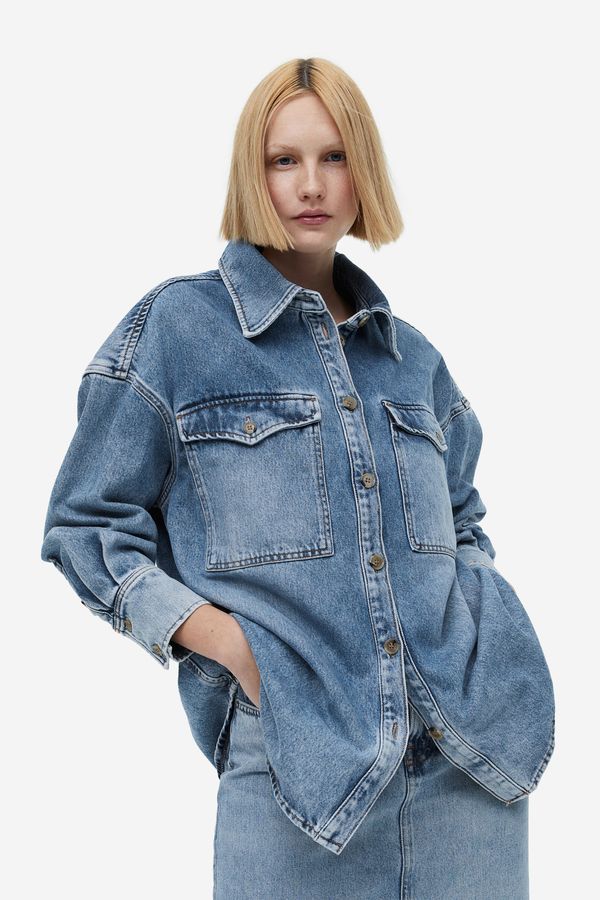 Camisa denim oversize