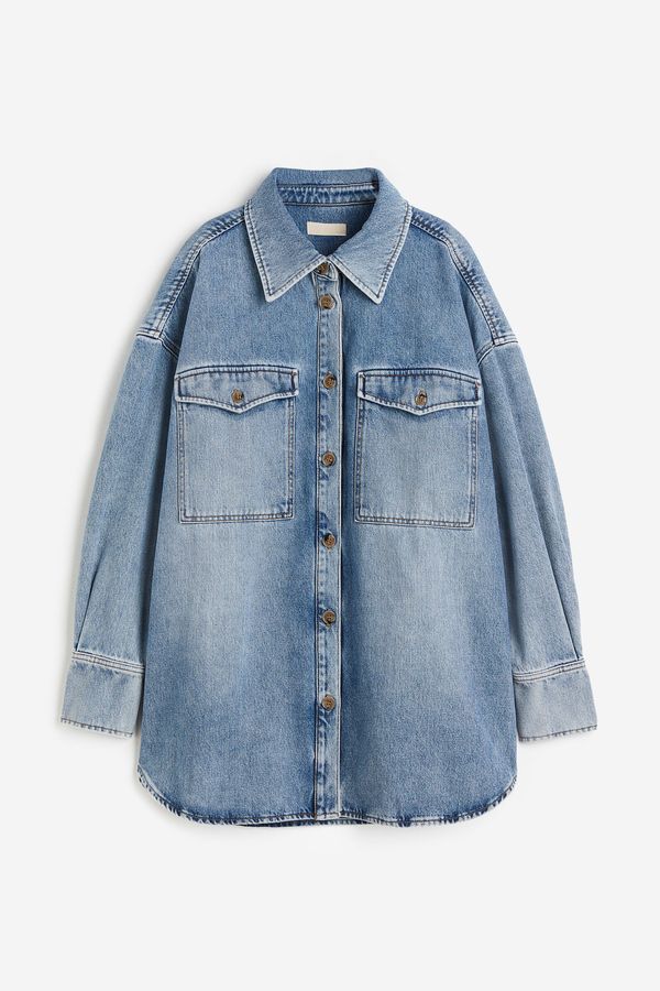 Camisa denim oversize