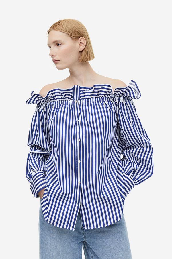 Blusa off-the-shoulder