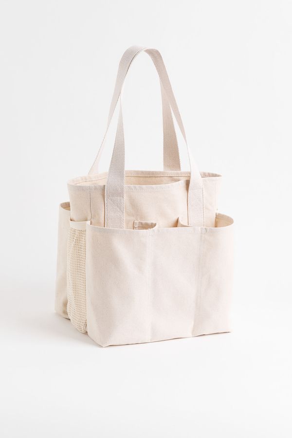 Bolso shopper en lona de algodón