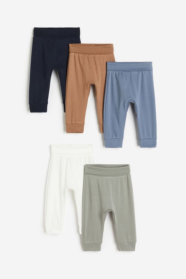 Pack de 5 pantalones con cintura plegable