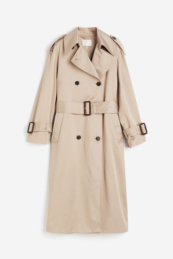 Trenchcoat de doble botonadura