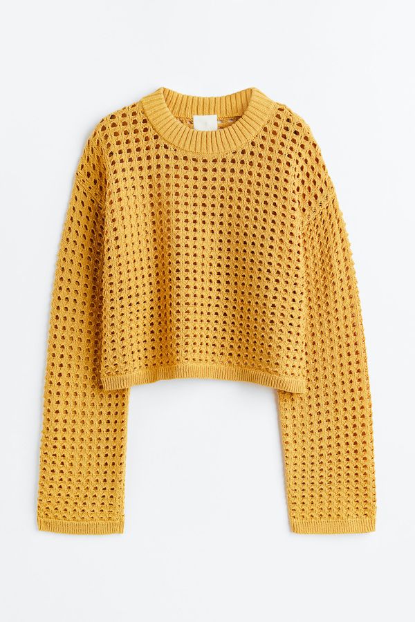 Sweater en punto pointelle