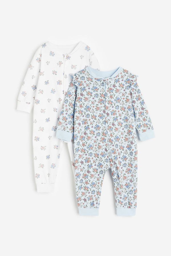 Pack de 2 pijamas de algodón con diseño estampado