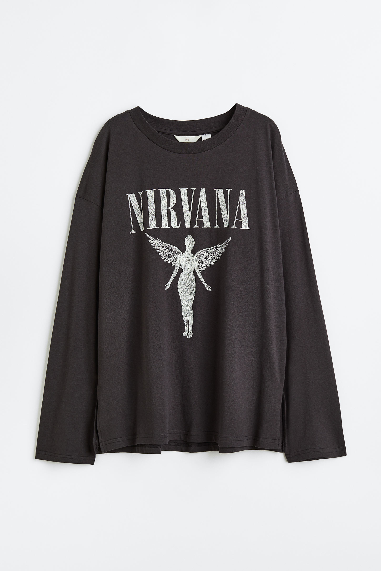 H&m camisetas manga online larga mujer