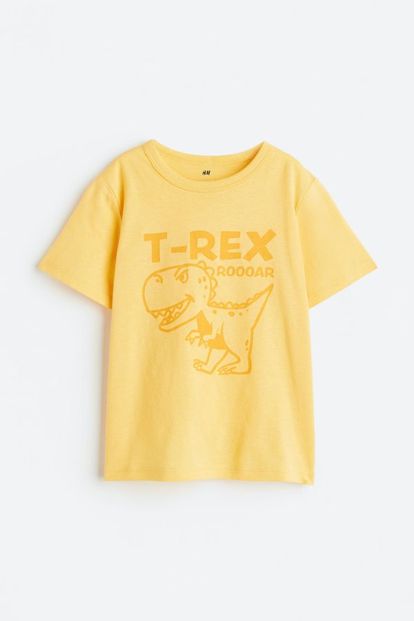 Polera de algodón con motivo estampado