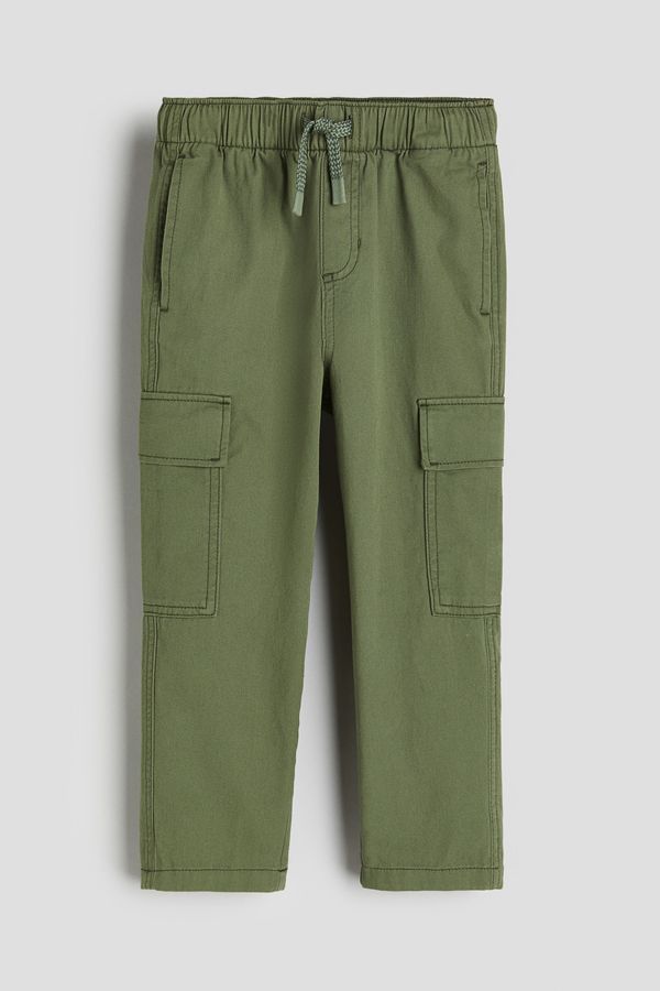 Pantalón cargo de sarga