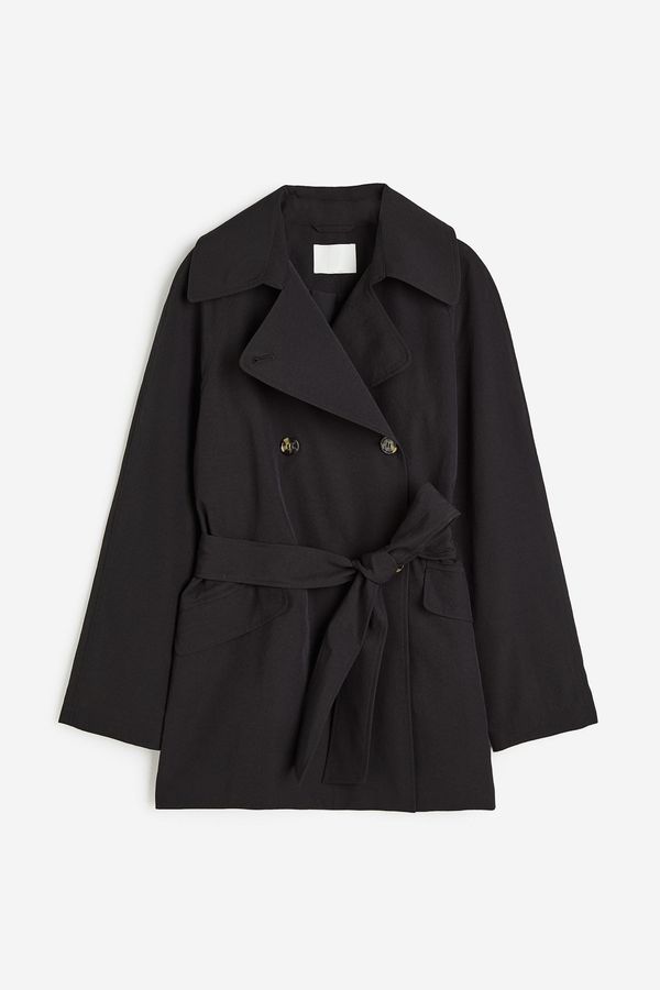 Trenchcoat de doble botonadura