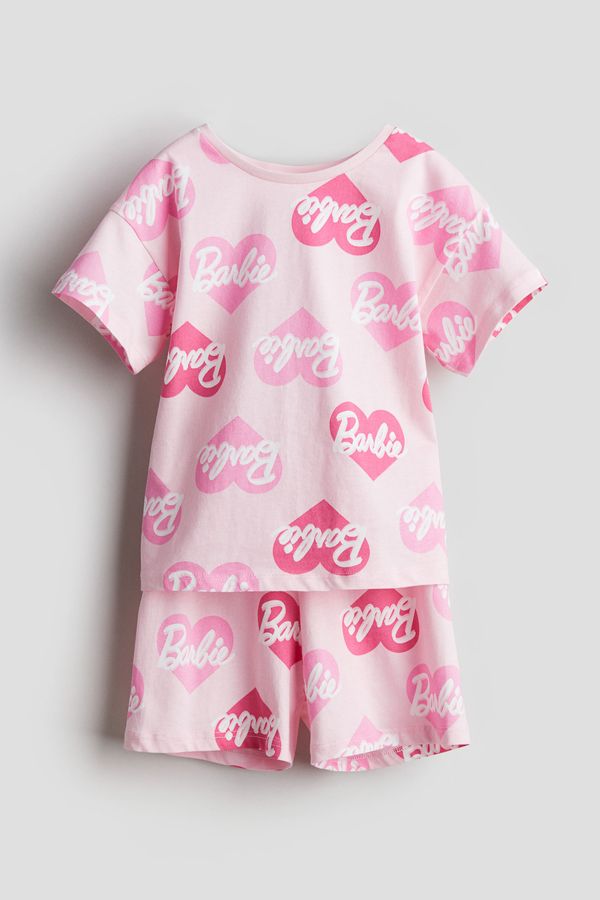 Pijama de punto con estampado