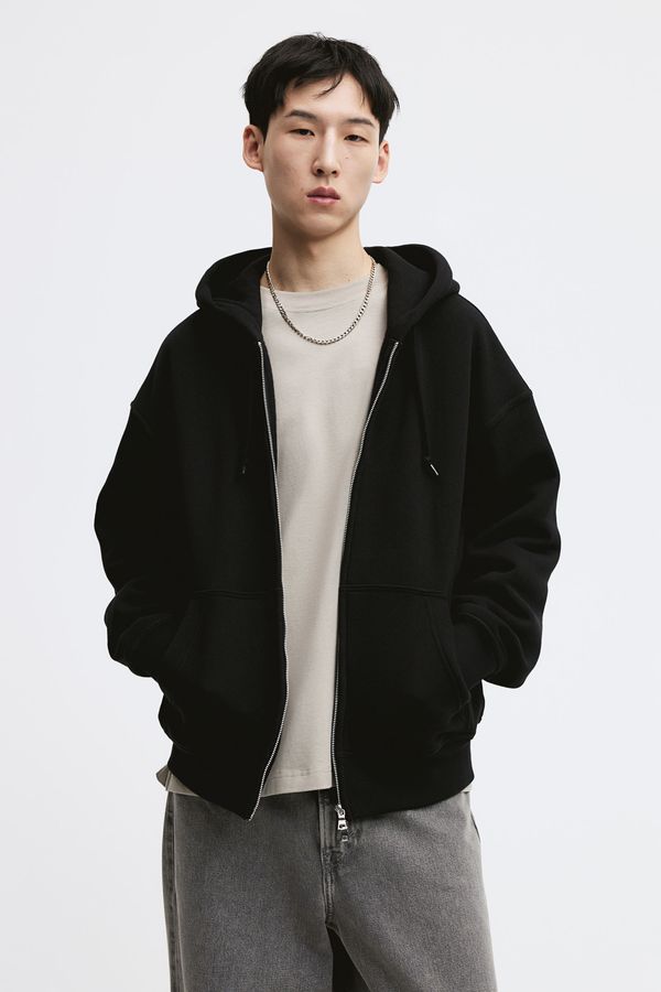 Polerón hoodie Oversized Fit con cierre