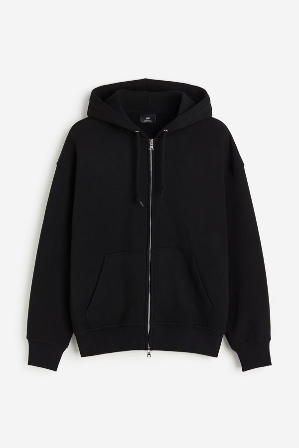 Polerón hoodie Oversized Fit con cierre