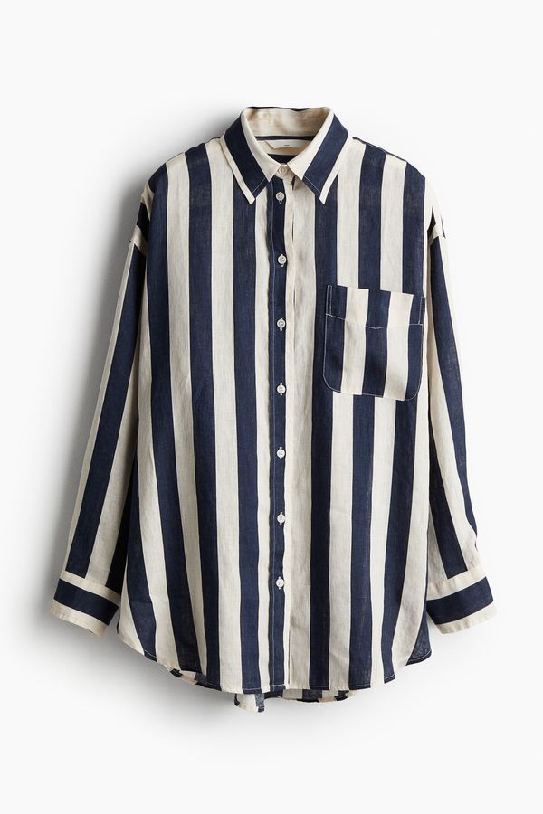 Camisa oversize de lino