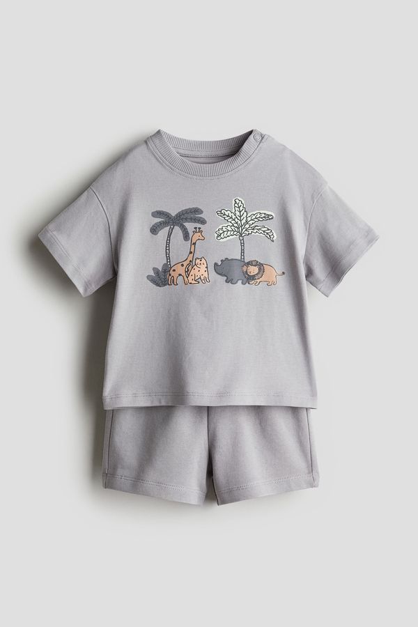Conjunto de polera y shorts