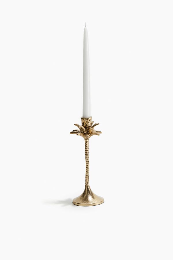 Candelabro con diseño de palmera