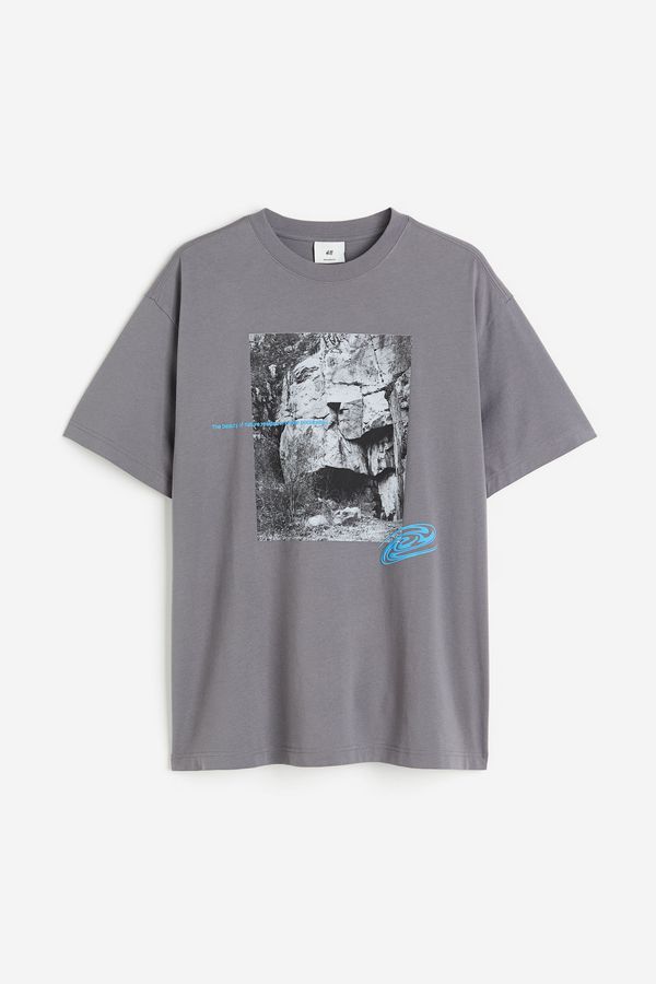 Polera con estampado Loose Fit