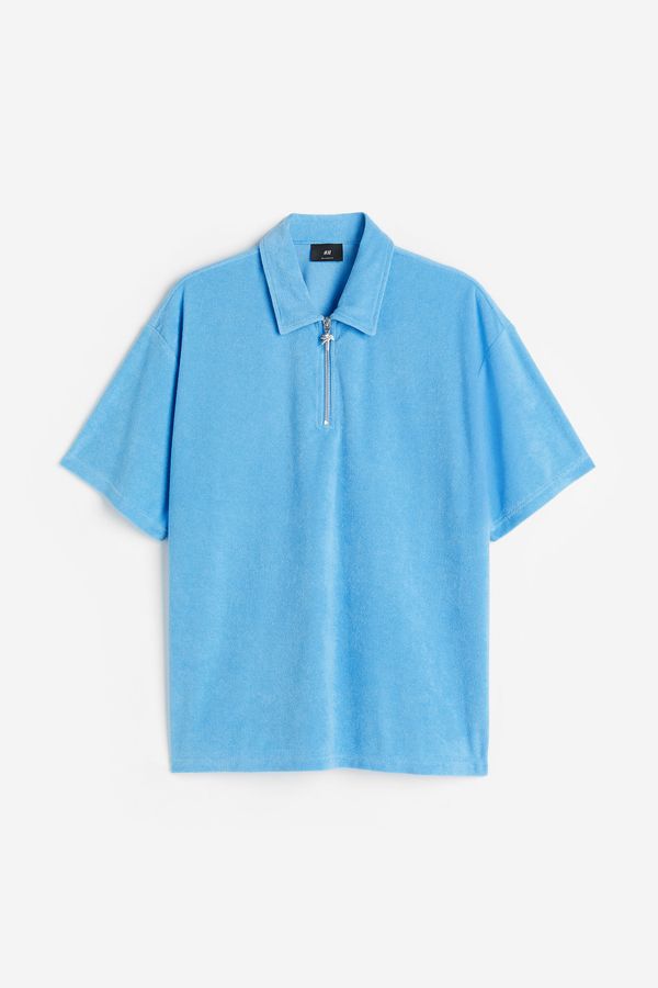 Polera polo en tejido terry Relaxed Fit