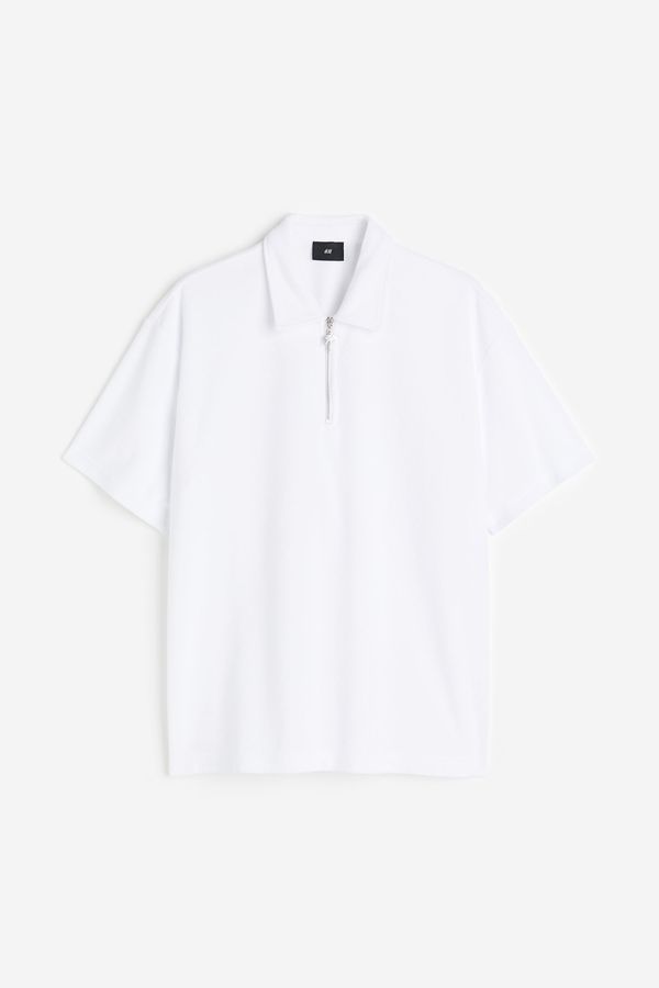 Polera polo en tejido terry Relaxed Fit