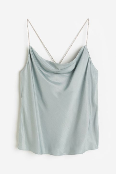 Top lencero con tirantes de strass H M CL