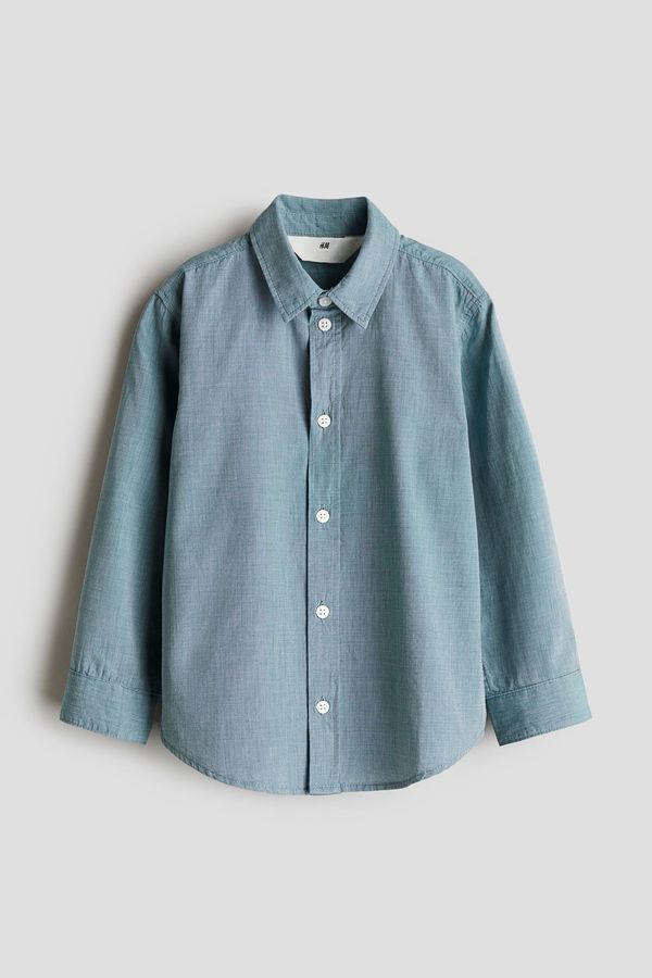 Camisa de algodón de manga larga