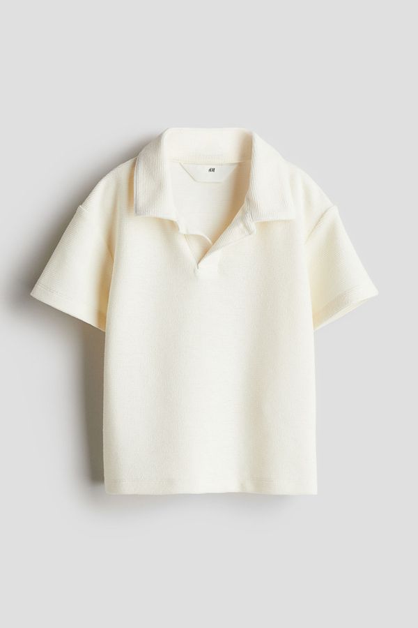 Polera polo de punto