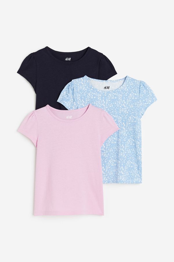 Pack de 3 poleras con manga globo