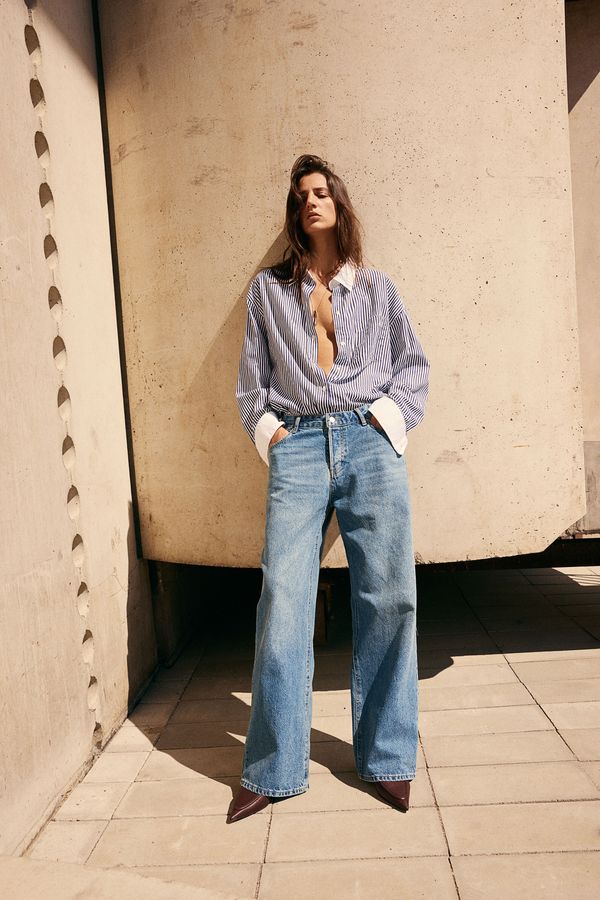Jeans amplio