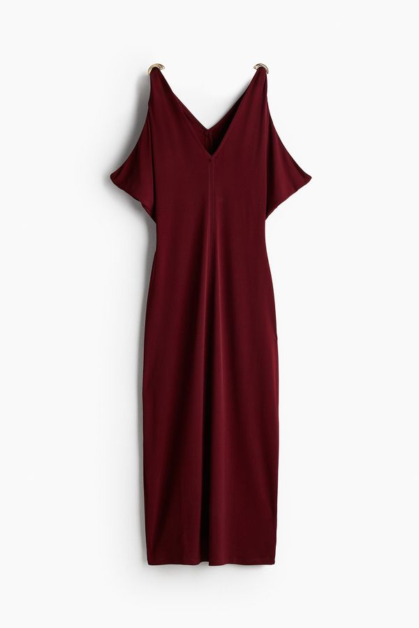 Vestido con escote en V