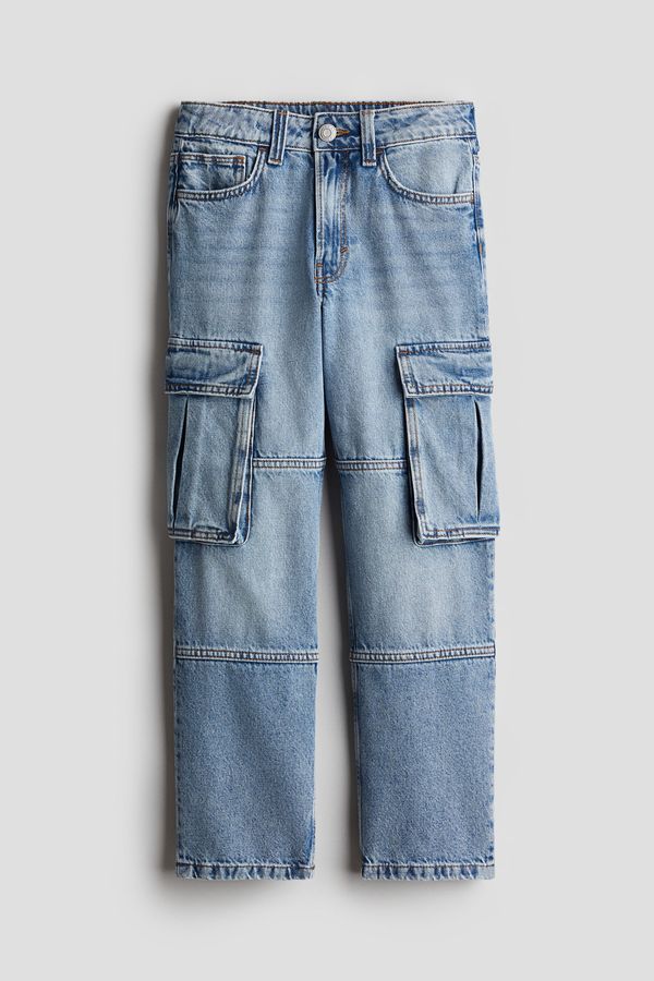 Loose Fit Straight Leg Jeans