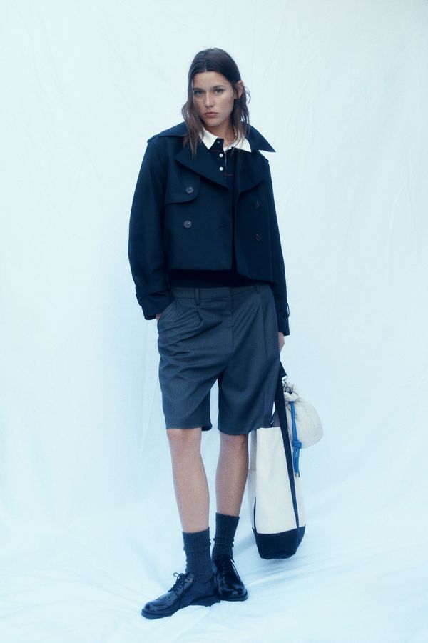 Chaqueta estilo trenchcoat