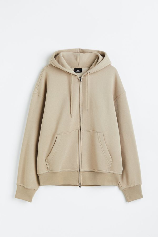 Polerón hoodie Oversized Fit con cierre