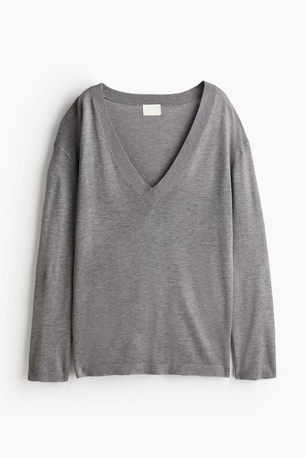 Sweater con escote en V