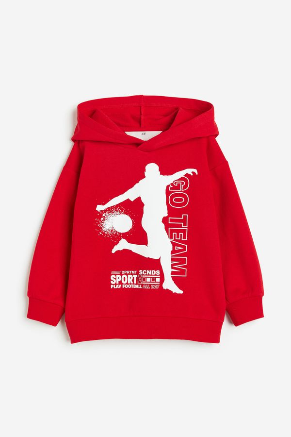 Polerón hoodie con motivo estampado