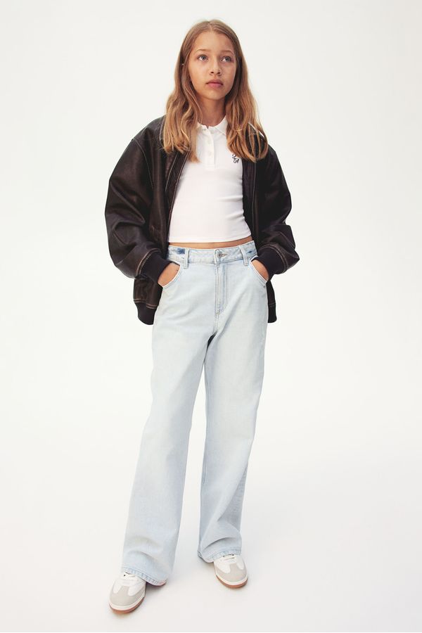 Baggy Fit Bootcut Leg Jeans