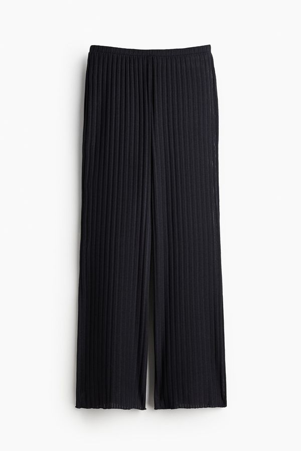 Pantalón en punto acanalado
